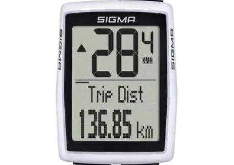 Велокомпьютер SIGMA, BC 12.0 WR, 12 функций, проводной, белы