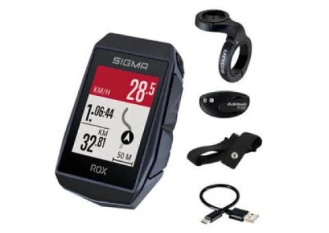 Велокомпьютер SIGMA ROX 11.1 EVO HR Set 150+ функций, с датч