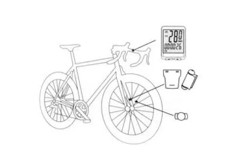 Велокомпьютер Vinca Sport, беспроводной, 12 функций, синий с - 4/4