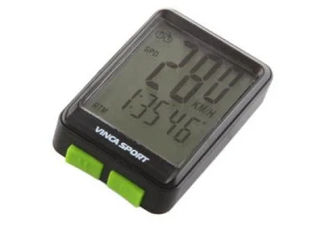 Велокомпьютер Vinca Sport, 12 функций, беспроводной, черный - 3/4